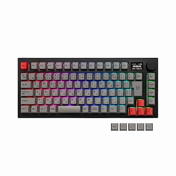 タクタイル メカニカルキーボード 日本語配列 ms フルアルミ筐体の75%日本語配列ゲーミングキーボード「UP
